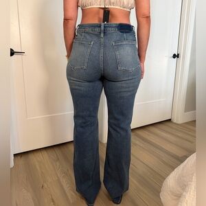 Fashion Nova Women's Straight Leg Blue Jeans